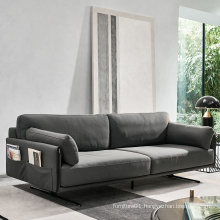 High end Half leather sofa office sofa design